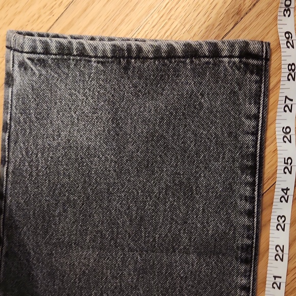 CAbi Gray Black Denim Jeans Nwt  Women's Jeans Size 16 Boyfriend Smokewash - Picture 5 of 13